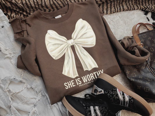 She is Worthy- Sweatshirt